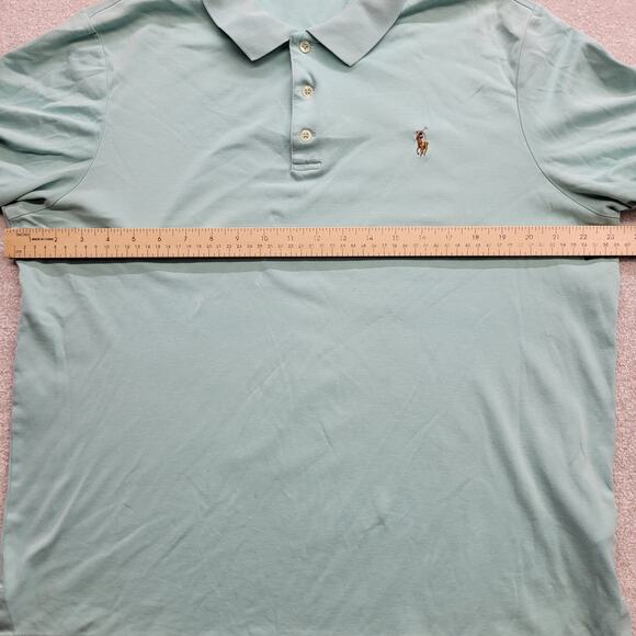 Polo by Ralph Lauren Polo Shirt Men's Size Large Classic Fit Mint Green - Picture 5 of 9